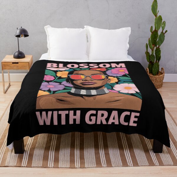 Item preview, Womens Black Queen Blossom African Melanin Face designed and sold by Jadiantukora.