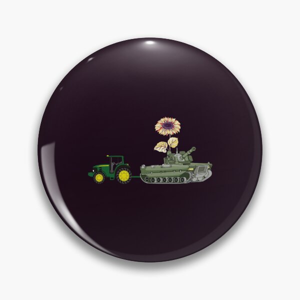 Item preview, A Farmer And His Tank - I Stand With Ukraine Ukraine Peace Sunflower designed and sold by Uyleesdesign.