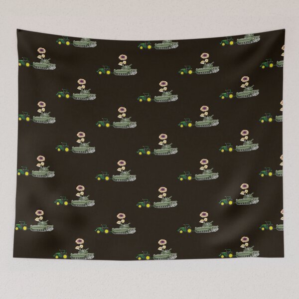 Item preview, A Farmer And His Tank - I Stand With Ukraine Ukraine Peace Sunflower designed and sold by Uyleesdesign.