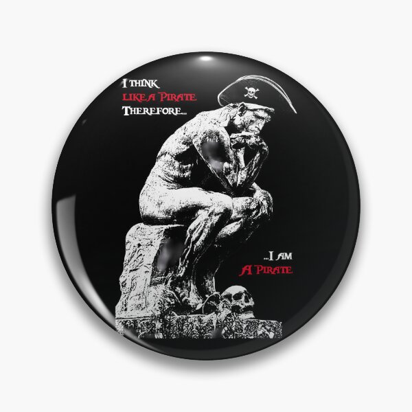 Item preview, Pirate : I Think Therefore I Am designed and sold by kendylau.
