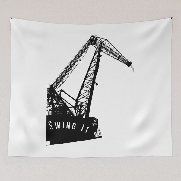 Item preview, Just Swing It Crane Hard Hat 	 	 	 designed and sold by acaribuslet48.