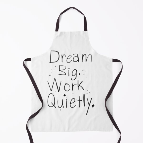 Item preview, Dream Big Work Quietly Minimal Monospace Quote designed and sold by Life Quotes.