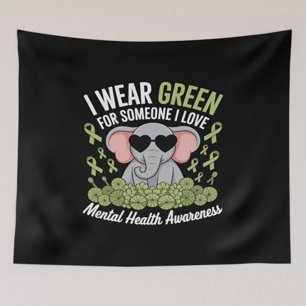Item preview, Womens I Wear Green For Someone I love Awareness Mental Health designed and sold by Jadiantukora.
