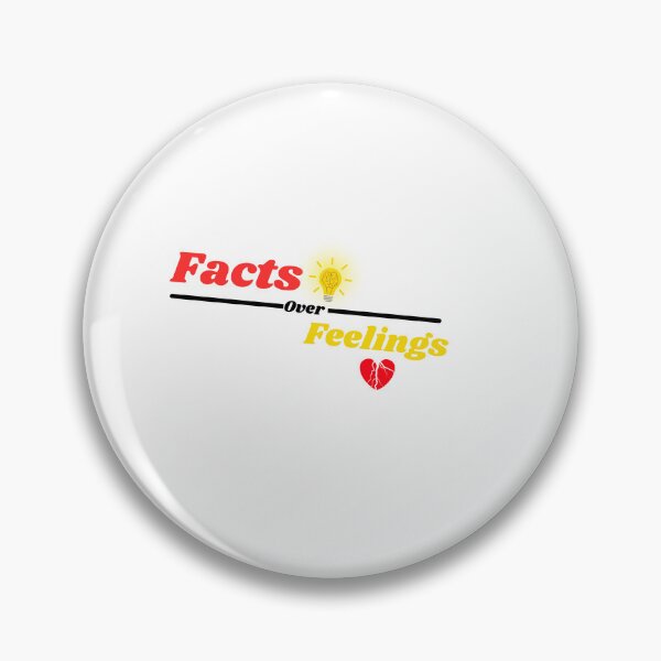 Item preview, Facts Over Feeling Sticker or Ti shirt  designed and sold by MotivAura.