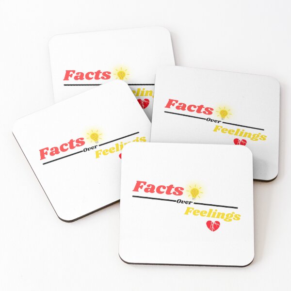 Item preview, Facts Over Feeling Sticker or Ti shirt  designed and sold by MotivAura.
