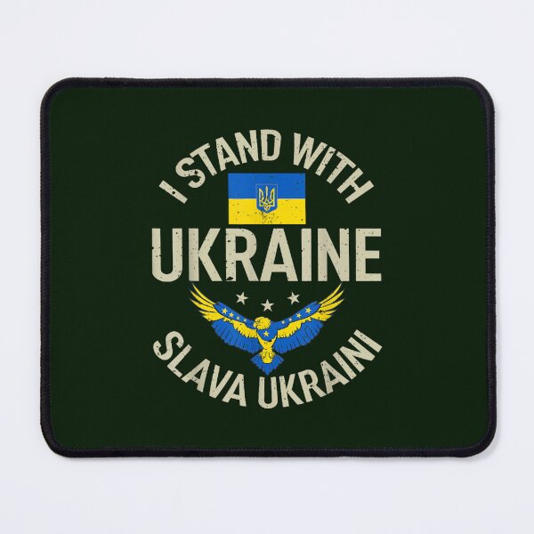 Item preview, I Stand With Ukraine Slava Ukraini Glory to Ukraine Support designed and sold by Uyleesdesign.