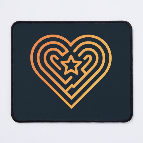 Item preview, Heart Maze With A Star designed and sold by unscriptedPixel.