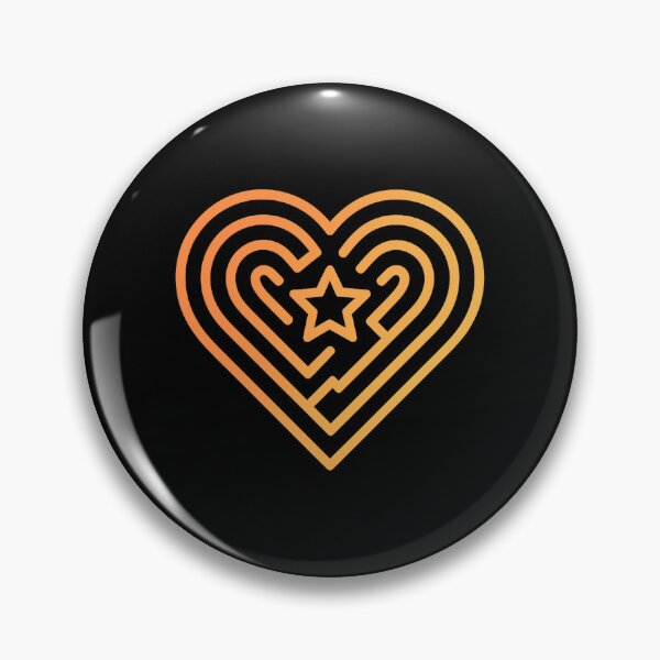 Item preview, Heart Maze With A Star  designed and sold by unscriptedPixel.