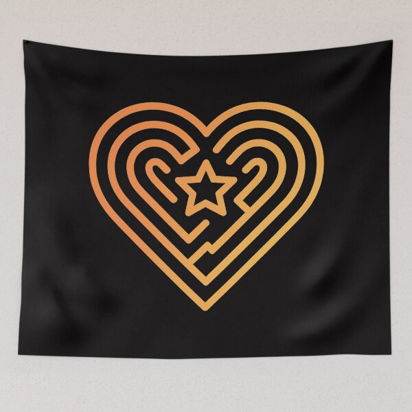 Item preview, Heart Maze With A Star  designed and sold by unscriptedPixel.