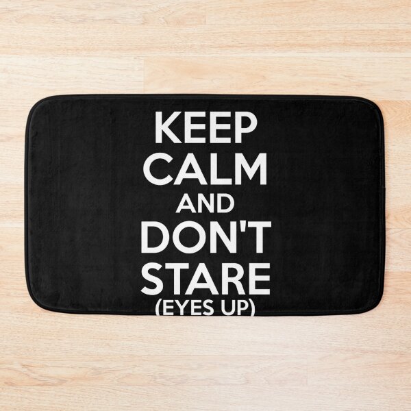 Item preview, Funny Don't Stare Awareness Graphic Gym Humor Top Motivational Statement designed and sold by TheTrendsDesk.