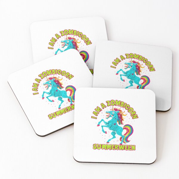 Item preview, I Am a Zombicorn – Dancing Undead Unicorn Rainbow Zombie Unicorn Halloween Classic T-Shirt designed and sold by inkfluenceart.
