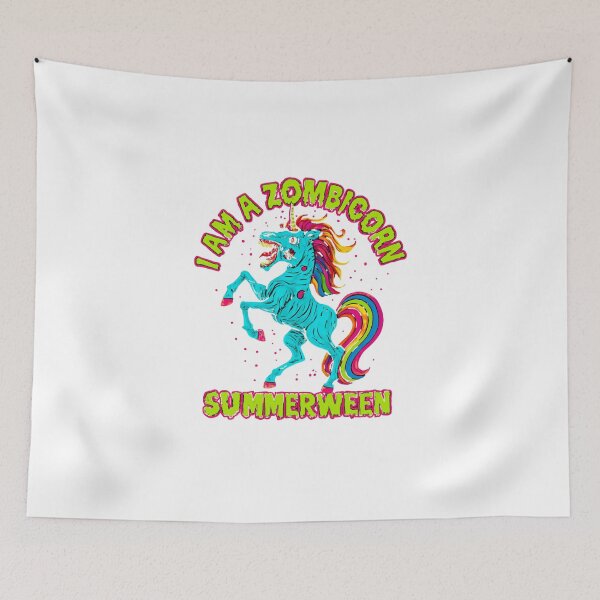 Item preview, I Am a Zombicorn – Dancing Undead Unicorn Rainbow Zombie Unicorn Halloween Classic T-Shirt designed and sold by inkfluenceart.