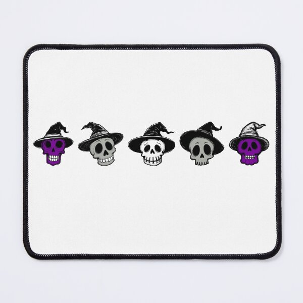 Item preview, Greysexual Doodle Skulls • Graysexual Halloween Pride designed and sold by Travelslightly.