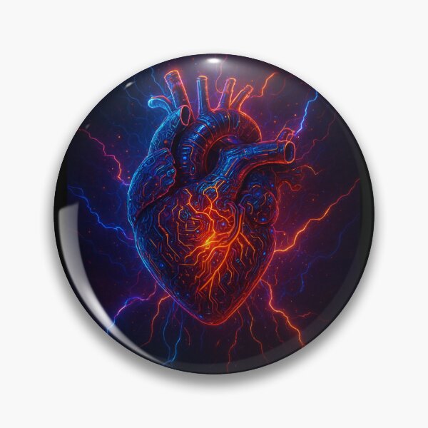 Item preview, Heart stimulated with a defibrillator designed and sold by DamioPolArt.