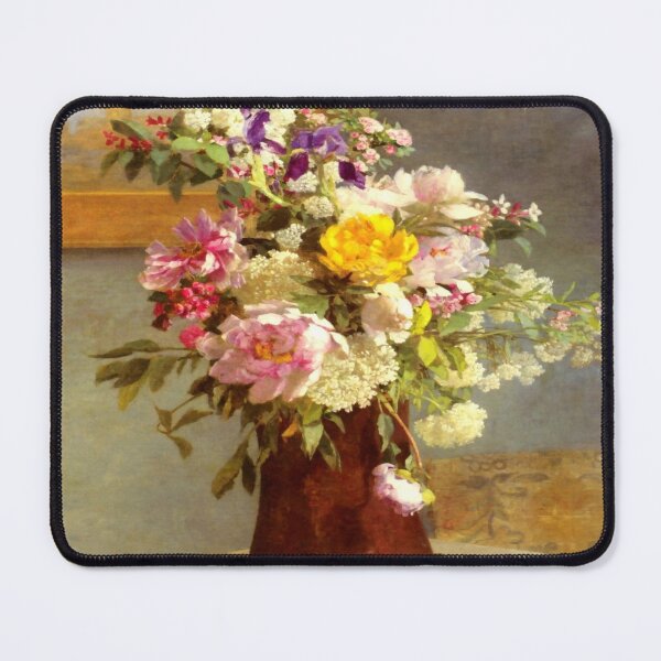 Item preview, Spring Bouquet of Peonies – Pfingststrauß – Tina Blau 19th Century // Public Domain designed and sold by Vernissage-dart.