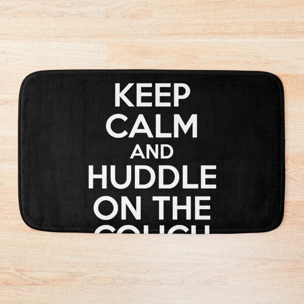 Item preview, Funny Cozy Relax at Home Keep Calm and Huddle on the Couch designed and sold by TheTrendsDesk.
