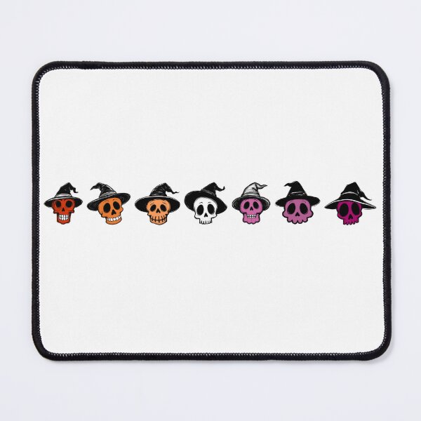 Item preview, Lesbian Doodle Skulls • Lesbian Halloween Pride designed and sold by Travelslightly.