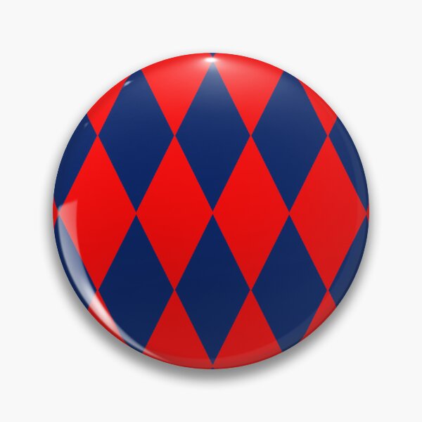Item preview, Red Blue Harlequin Diamonds Checkers Design  designed and sold by PatternTitan.