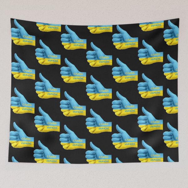 Item preview, Slava Ukraini Baseball ¾ Sleeve  designed and sold by Uyleesdesign.