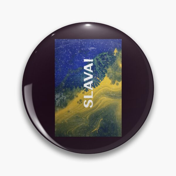Item preview, Slava Ukraini blue and yellow ukraine support design designed and sold by Uyleesdesign.