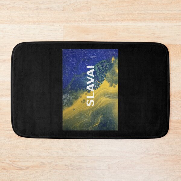 Item preview, Slava Ukraini blue and yellow ukraine support design designed and sold by Uyleesdesign.