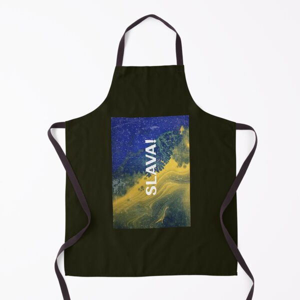 Item preview, Slava Ukraini blue and yellow ukraine support design designed and sold by Uyleesdesign.