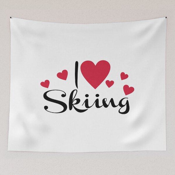 Item preview, I love skiing designed and sold by Vectorqueen.