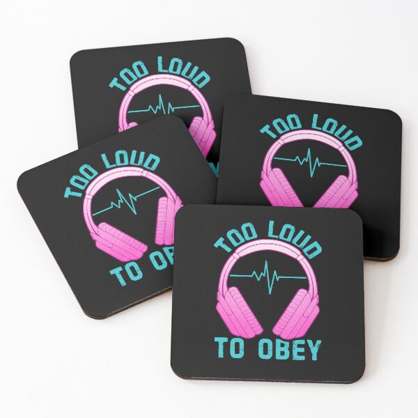 Item preview, Music Lover Headphones | Too Loud To Obey designed and sold by ObsidianDaz.