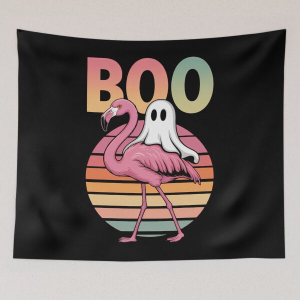 Item preview, Flamingo Ghost Boo Pink Halloween Costume Flamingo Lover designed and sold by BiellaSar.