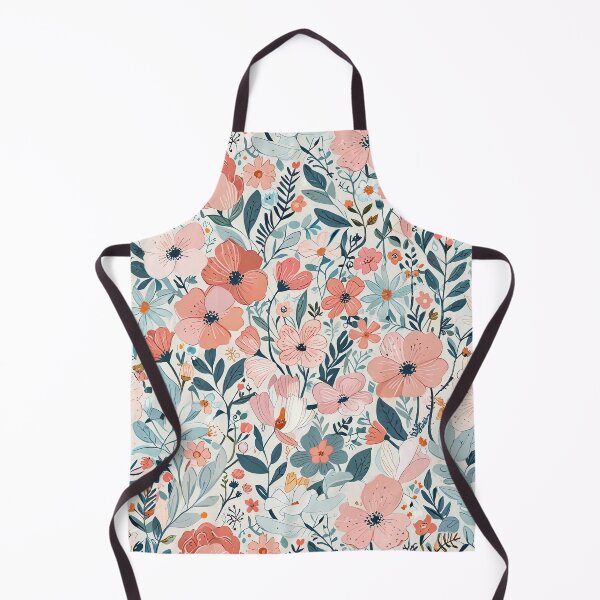 Item preview, Pastel Floral Pattern With Pink And Blue Flowers designed and sold by CoolPixels.