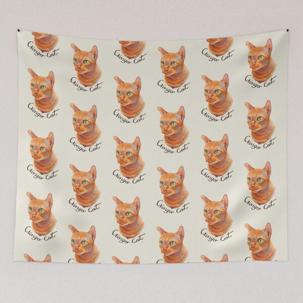 Item preview, Ginger cat designed and sold by popera.