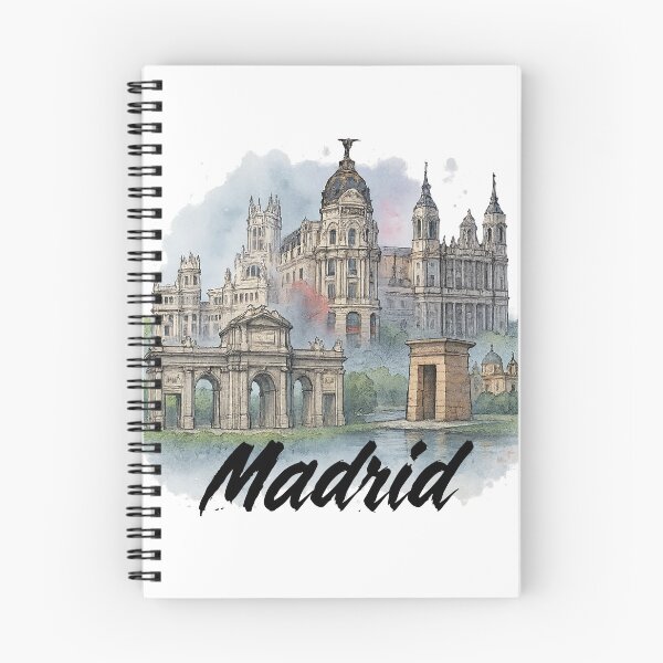Item preview, Monumental Madrid Watercolor designed and sold by creativelolo.