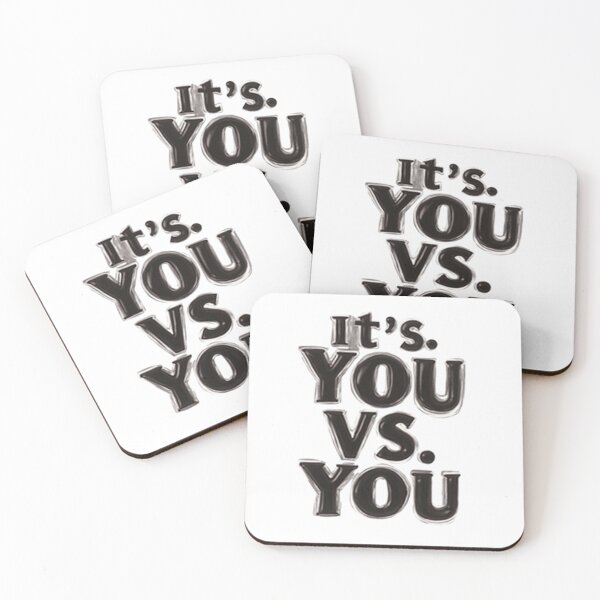 Item preview, It’s You vs You Powerful Discipline Quote designed and sold by Life Quotes.