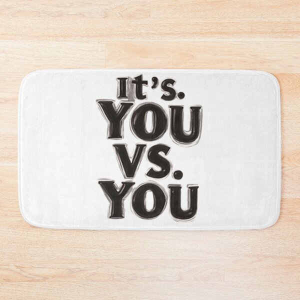 Item preview, It’s You vs You Powerful Discipline Quote designed and sold by Life Quotes.