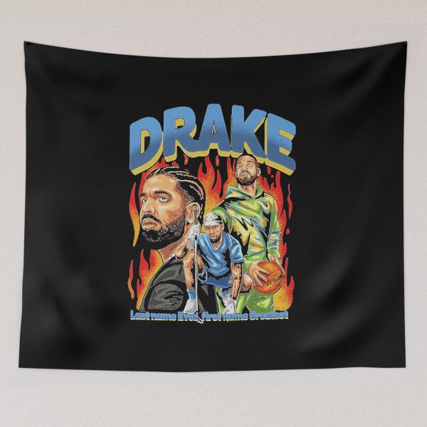Item preview, Drake Retro Rap Collage Urban Legend Flame Poster designed and sold by jotaro201.