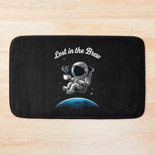 Item preview, Lost in the Brew Astronaut Coffee Lover Space Design designed and sold by JerdbordinShop.