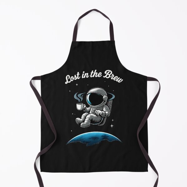 Item preview, Lost in the Brew Astronaut Coffee Lover Space Design designed and sold by JerdbordinShop.
