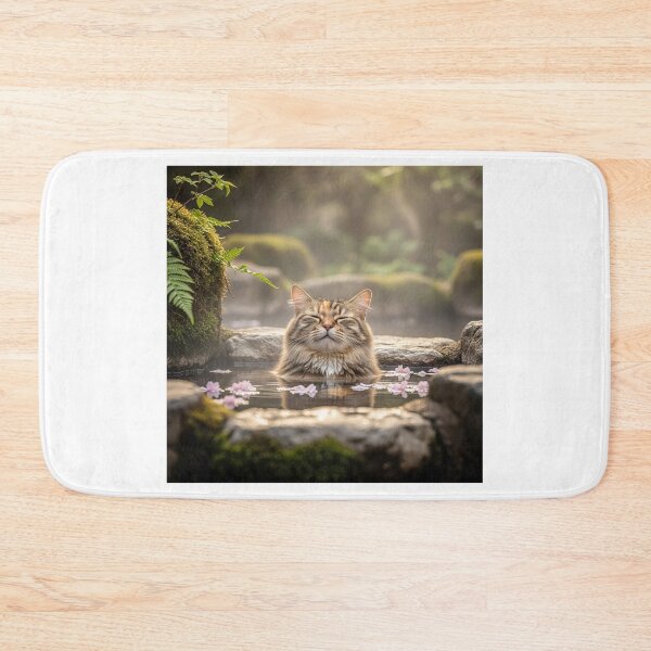 Item preview, Hot Spring Cat designed and sold by AmraeTees.
