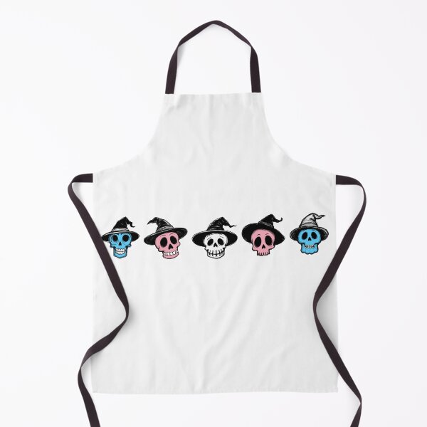 Item preview, Transgender Doodle Skulls • Trans Halloween Pride designed and sold by Travelslightly.
