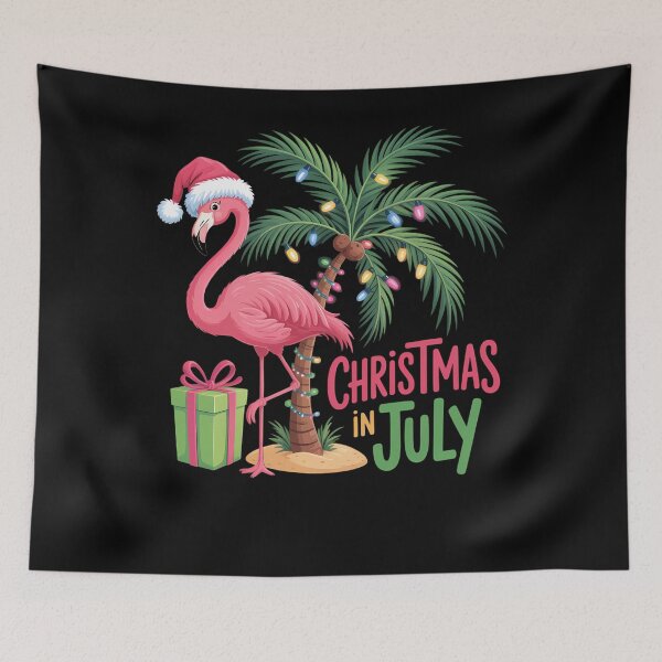 Item preview, Flamingo Sunglasses Xmas Beach Tropical Christmas in July designed and sold by BiellaSar.