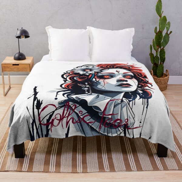 Item preview, Gothic Fear Queen – Dark Fantasy Horror Art Poster designed and sold by Medeea Publishing.