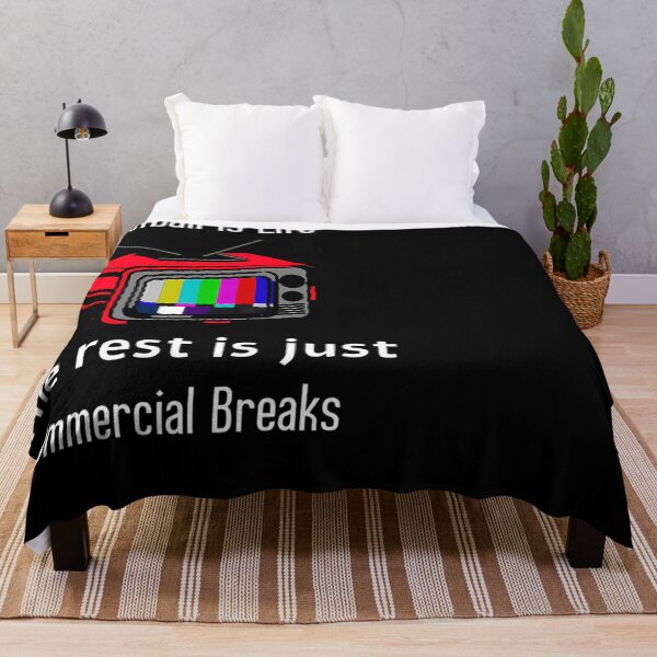 Item preview, Football Is Life The Rest Is Just Commercial Breaks designed and sold by CleMitchell.