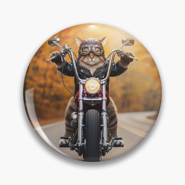 Item preview, Motorcycle Cat designed and sold by AmraeTees.