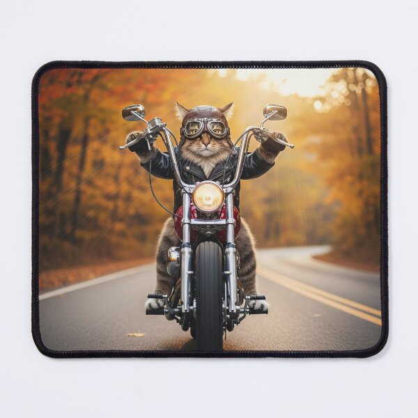 Item preview, Motorcycle Cat designed and sold by AmraeTees.
