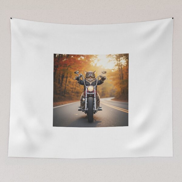 Item preview, Motorcycle Cat designed and sold by AmraeTees.