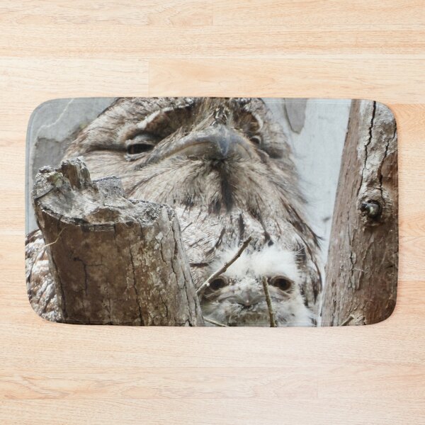 Item preview, Tawny Frogmouth and chick in nest designed and sold by Mark Grimsley.