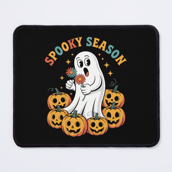 Item preview, Floral Ghost Pumpkins Spooky Season Retro Groovy Halloween designed and sold by BiellaSar.