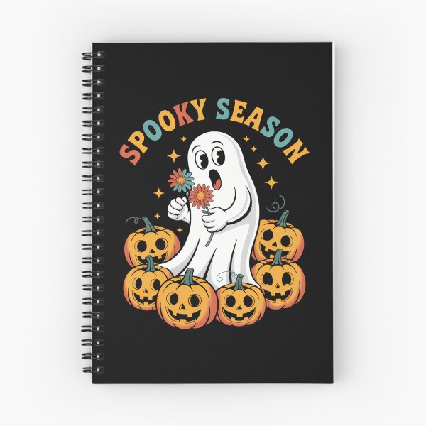 Item preview, Floral Ghost Pumpkins Spooky Season Retro Groovy Halloween designed and sold by BiellaSar.