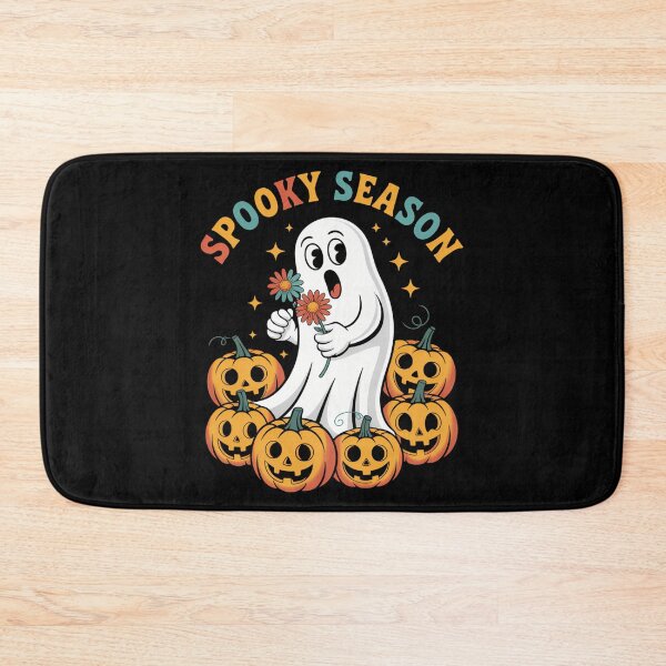 Item preview, Floral Ghost Pumpkins Spooky Season Retro Groovy Halloween designed and sold by BiellaSar.