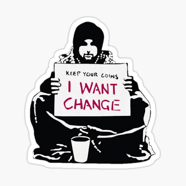 Item preview, Keep your Coins, I want Change designed and sold by dianakhimey.